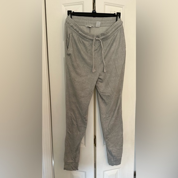2 pair Pajama pants from Crown & Ivy -- slate grey & soft silver colors- size M - Picture 15 of 16